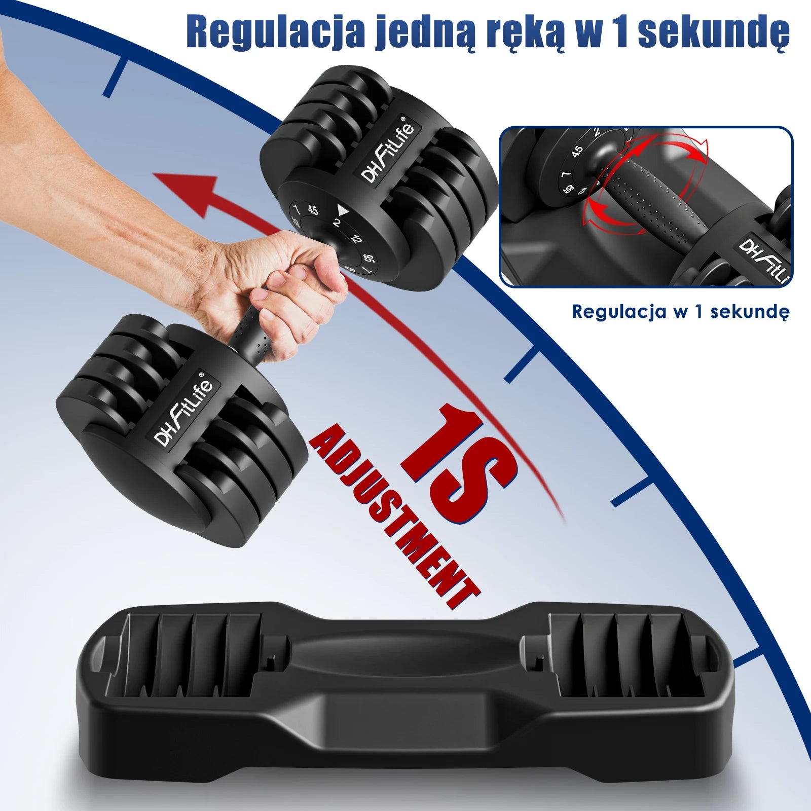 2 to 12 KG Adjustable Dumbbells 5 Weight Levels Short Dumbbells Set with Weight Discs, Short Dumbbells Adjustable Variable Weights 5 in 1 Set of 2