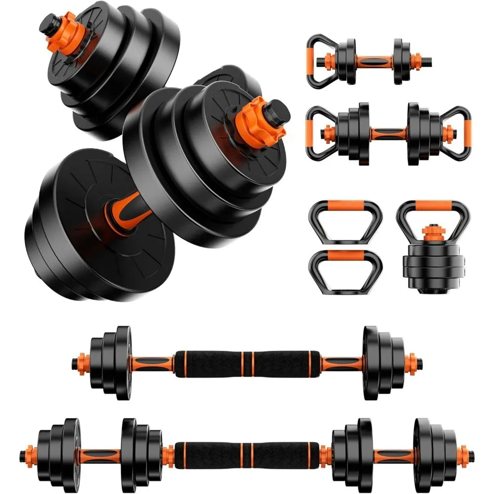 Stepwaver Adjustable Dumbbell Set 20LBS/50LBS/70LBS/90LBS Free Weights Dumbbells,4 In1 Weight Set