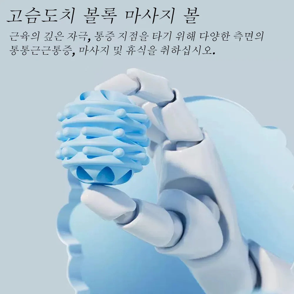 Double Row Massage Roller Massage Stick Muscle Relaxation Massage Tool - a Must-Have for Home Massage Relaxation