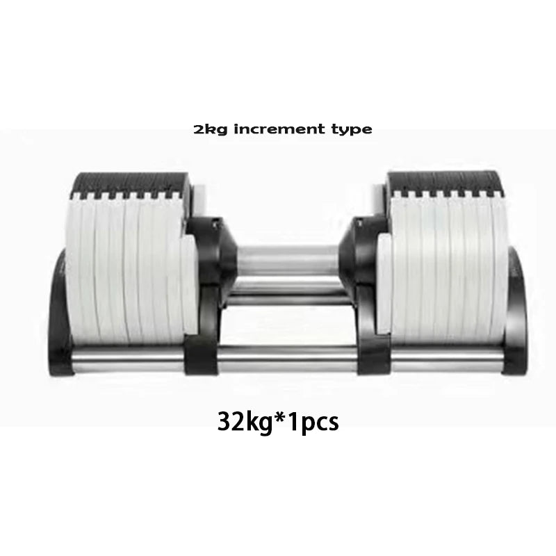 Colorful Paint Adjustable Dumbbell, Gym Fitness Dumbbells, Incremental Cast Iron, New, 36Kg, 2Kg Increased