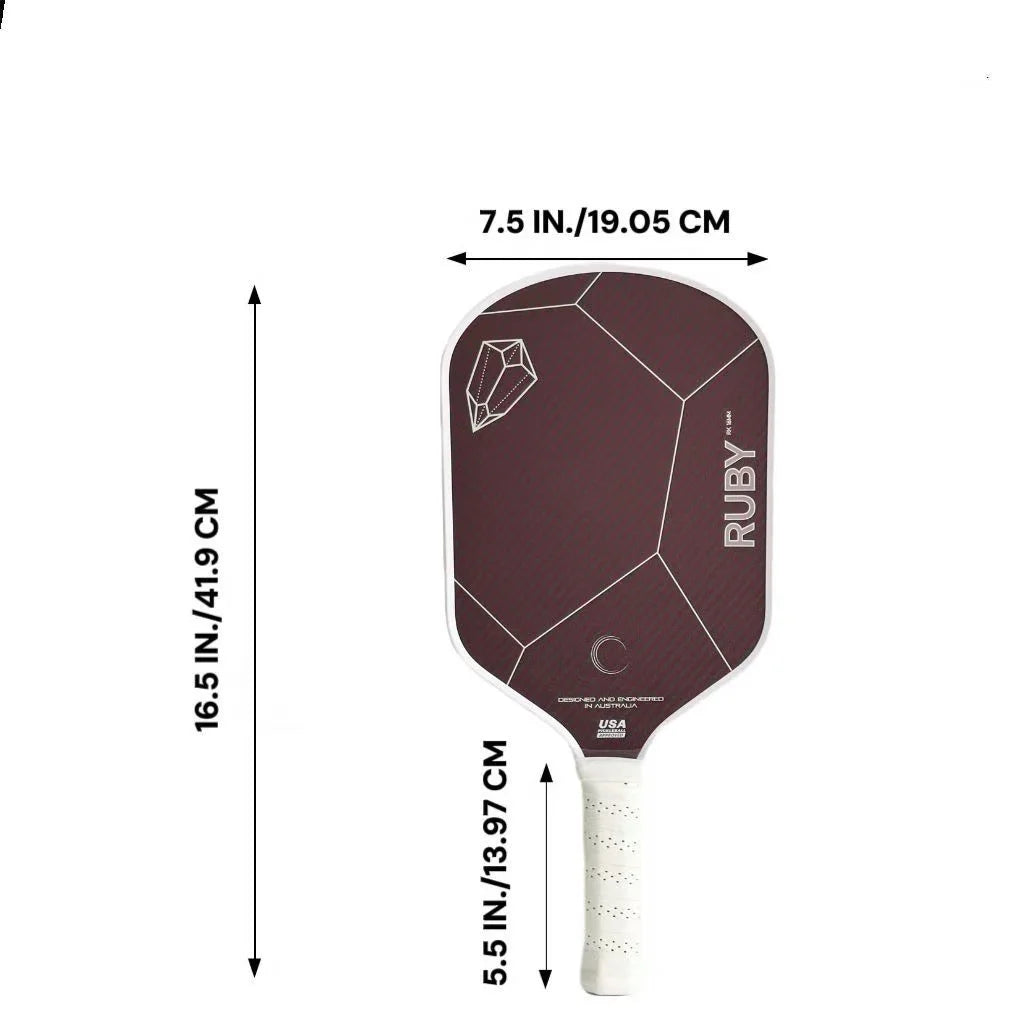RUBY Kevlar Carbon Fiber Pickleball Paddle, Professional Pickleball Racket