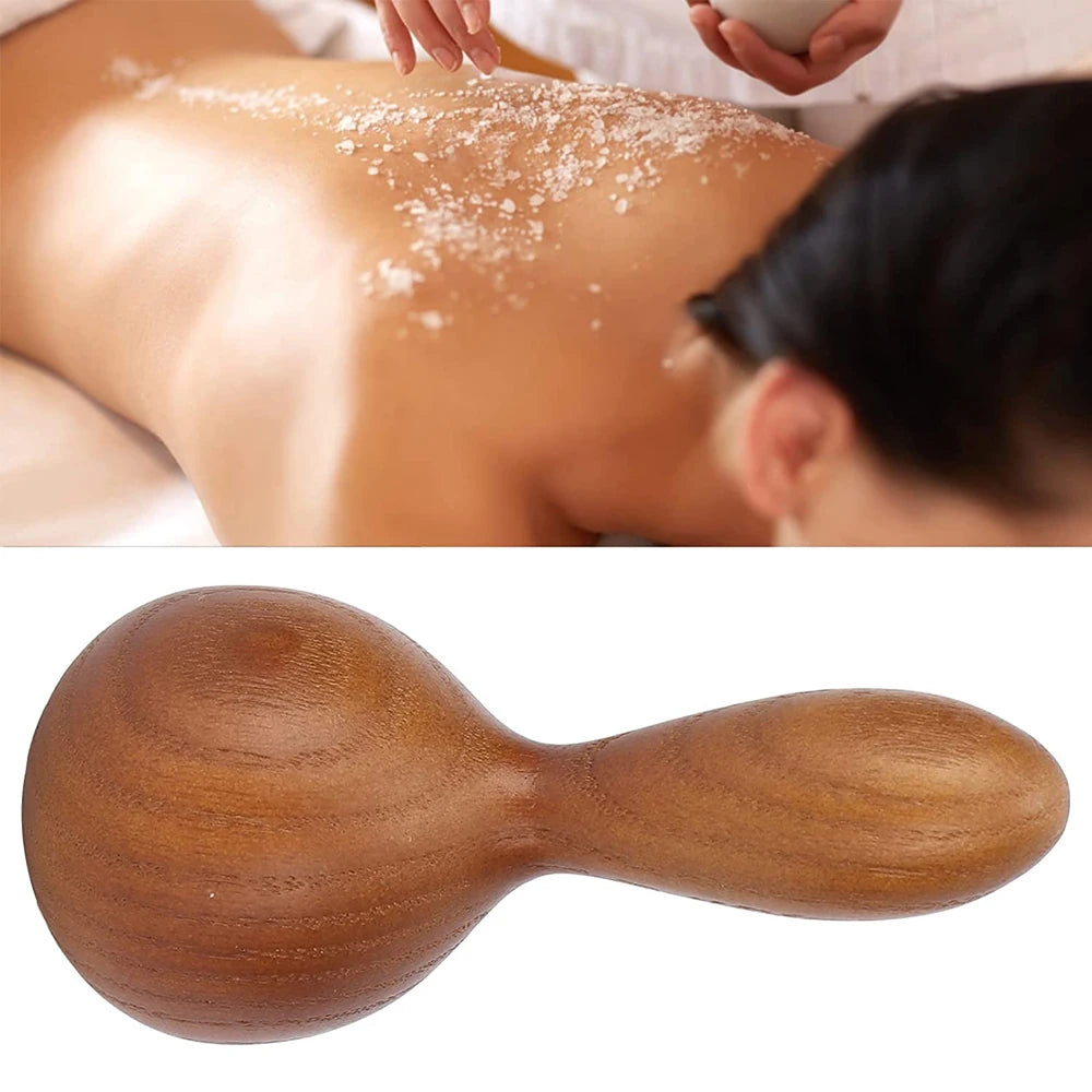 Portable Massage Hammer,Spa Massage Tool for Back Acupoint Massage &Acupoint Relaxation,Wood Beauty Massage Hammer for Skin Care