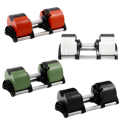 Colorful Paint Adjustable Dumbbell, Gym Fitness Dumbbells, Incremental Cast Iron, New, 36Kg, 2Kg Increased