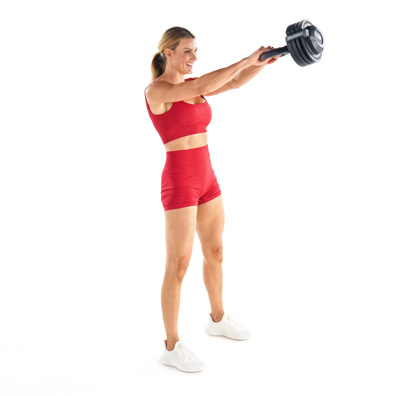 Echelon Strength Adjustable Dumbbells with Stand