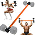 Dumbbell Converter, Convert Dumbbells to Barbell Set, Weight Bar for Bench Presses, Squats, Hip Thrust, Deadlifts, Home Weightli