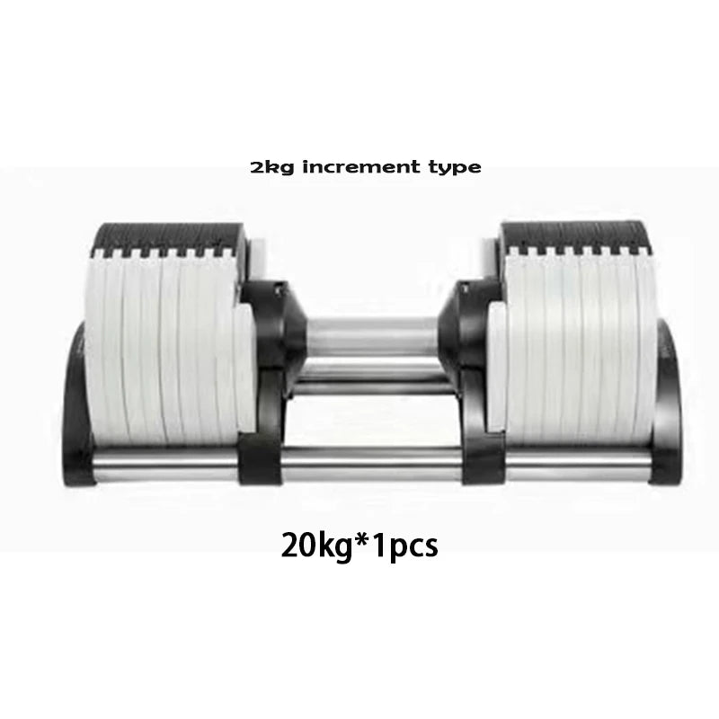 Colorful Paint Adjustable Dumbbell, Gym Fitness Dumbbells, Incremental Cast Iron, New, 36Kg, 2Kg Increased