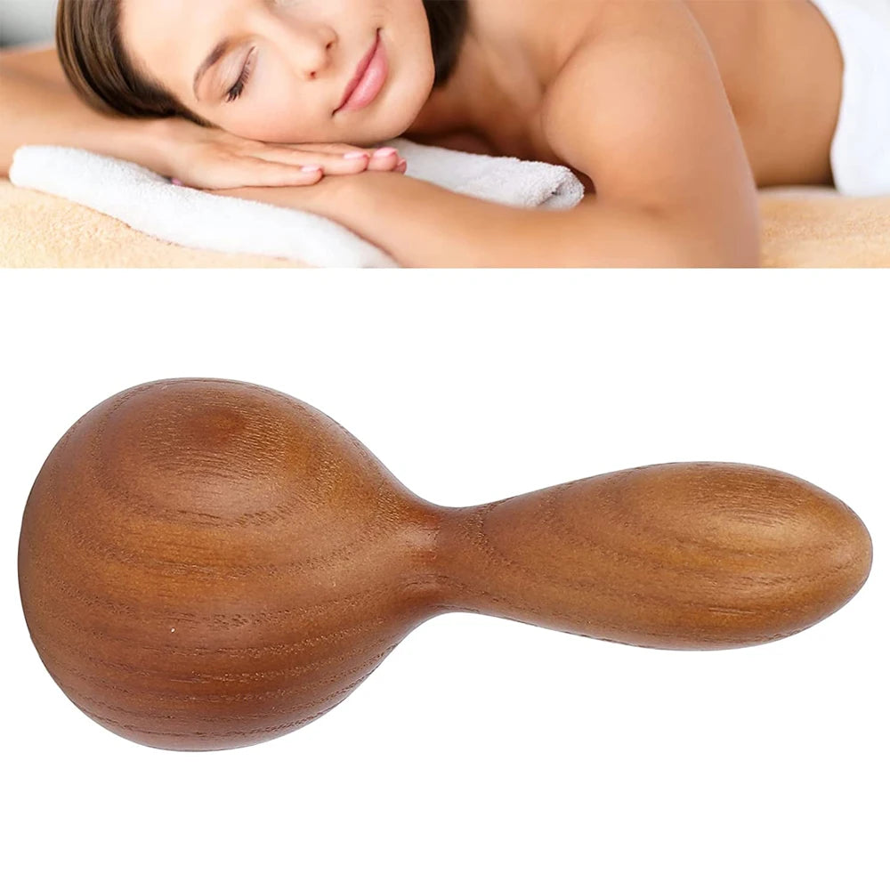 Portable Massage Hammer,Spa Massage Tool for Back Acupoint Massage &amp;Acupoint Relaxation,Wood Beauty Massage Hammer for Skin Care