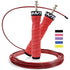 Fitness Speed Jump Rope Crossfit Skipping Ropes Weighted Jumping Excise Workout with Ball Bearings Anti-Slip Handles Spare Rope