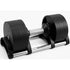 Adjustable Dumbbells with Quick Weight Change Space-Saving Set in Black with Anti-Slip Handle Secure Locking System Heavy-Duty