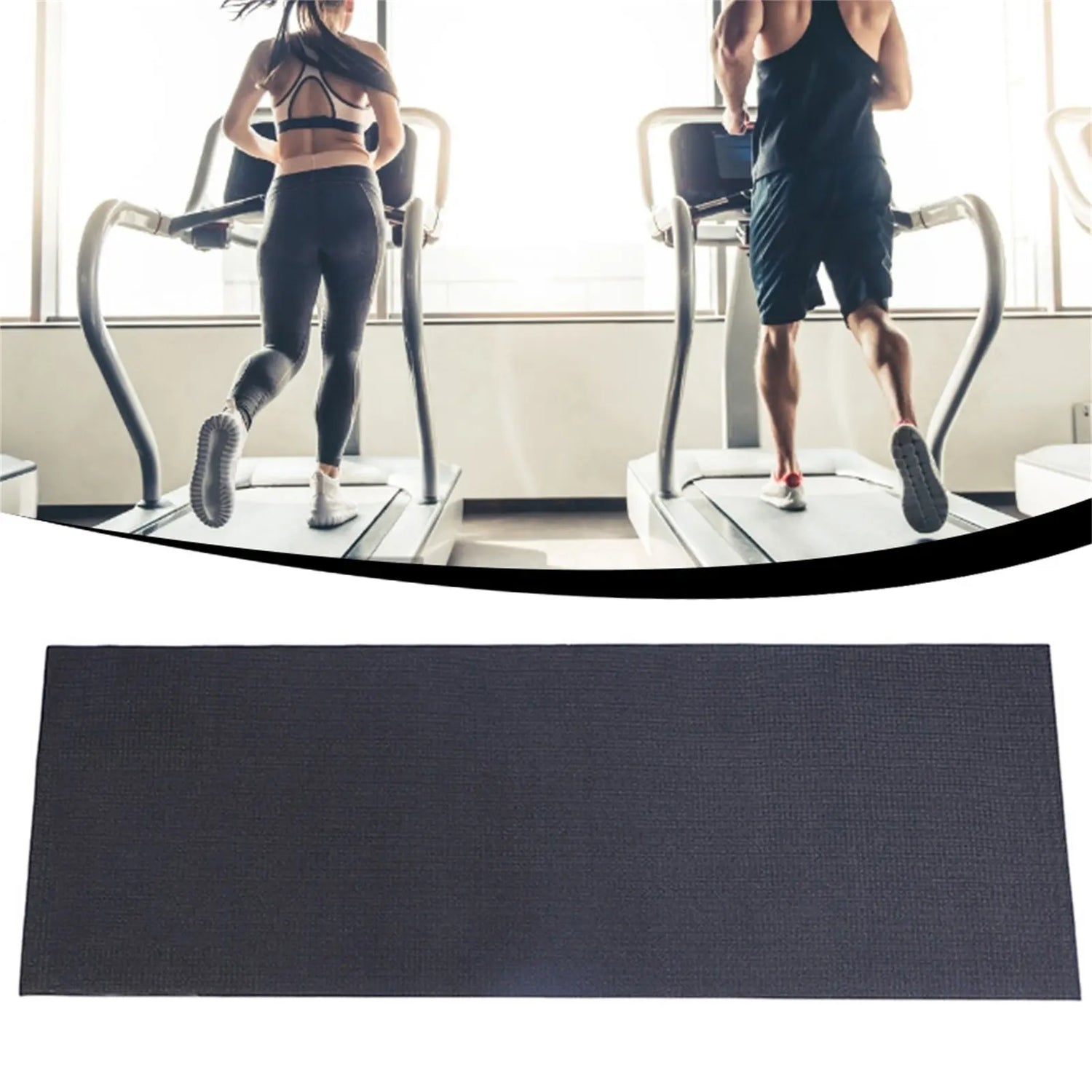 150X75Cm Walking Pad Mat for Treadmill Protect Floor Anti-Skid Quiet Exercise Workout for Fitness Equipments Shock Absorbing Pad