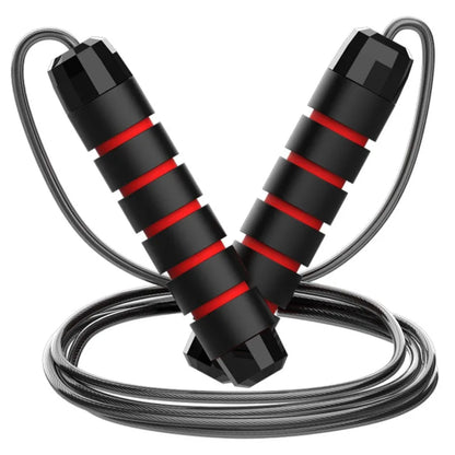 Tangle-Free Adjustable Steel Wire Jump Rope Rapid Speed Skipping Jump Ropes Fitness Workout Sport Equipment for Kids Adults