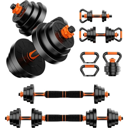 Stepwaver Adjustable Dumbbell Set 20LBS/50LBS/70LBS/90LBS Free Weights Dumbbells,4 In1 Weight Set