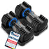 2 to 12 KG Adjustable Dumbbells 5 Weight Levels Short Dumbbells Set with Weight Discs, Short Dumbbells Adjustable Variable Weights 5 in 1 Set of 2