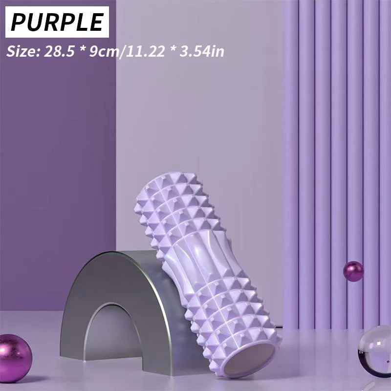 Solid Massage Roller Foam Axis Massage Roller - Auxiliary Massage Muscle Relaxation Massage Stick Exercise Fitness Relaxation Ar