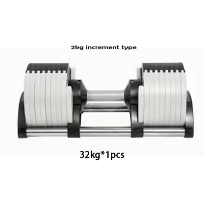 Colorful Paint Adjustable Dumbbell, Gym Fitness Dumbbells, Incremental Cast Iron, New, 36Kg, 2Kg Increased