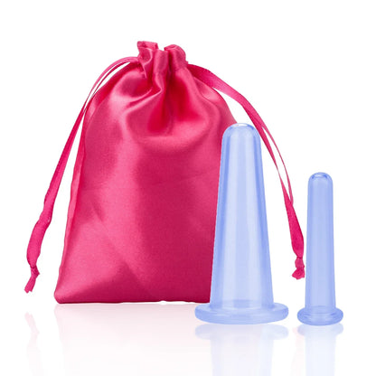 Silicone Vacuum Cup Set Suction Cups Massage Facial Massage Body Face Neck Massage Suction Cup Health Care Cellulite Massage