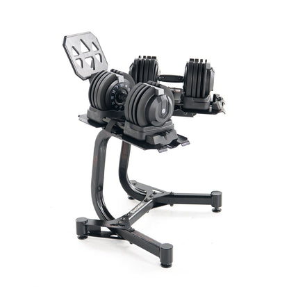 Echelon Strength Adjustable Dumbbells with Stand